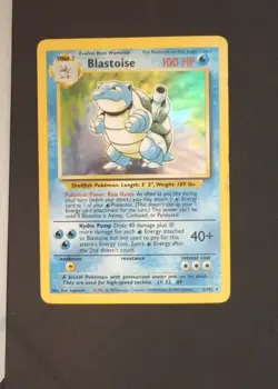 Blastoise Pokemon Base Set BS #2 Holo - Image 1