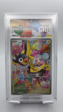 Pokemon TCG - Ascended Heroes - 232/217 Iono's Wattrel - Imperium Grading 10 - Image 1