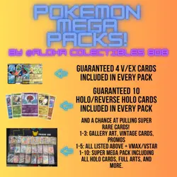 Pokemon Mega Packs! See Description For More Information! - Image 2