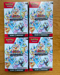 Sealed Prismatic Evolutions Booster Bundle Pokemon Scarlet Violet (BOX OF 4) - Image 1