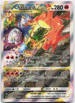 Charizard VSTAR SWSH262 Holo Promo Sword & Shield Promo Pokemon Near Mint - Image 1