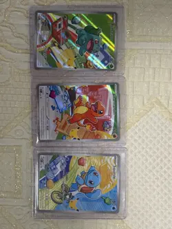 Pokemon First Partner Illustration Collection Series 1 Gen 1 Kanto Starters- (2) - Image 1