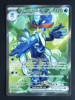 Pokemon TCG Quaquaval EX Paldea Evolved Full Art Ultra Rare Holo Card 235/193 - Image 1