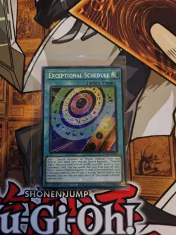 YUGIOH EXCEPTIONAL SCHEDULE BLZD-EN054 SECRET 1ST ED NM - Image 1