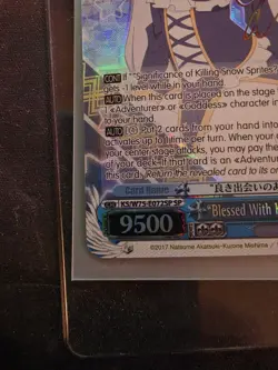 Weiss Blessed With Kind Encounters Eris SP Signed Foil Alt Art Konosuba 2 KS/W75 - Image 2