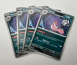 Gengar 057/091 x4 4x Pokemon Cards Paldean Fates 2024 Playset - Image 1