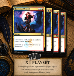 Rapturous Moment X4 [Secrets of Strixhaven] MTG SOS 219 *PLAYSET* NM 💧🔥 - Image 1