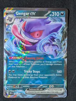 Gengar ex 104/162 NM Pokemon TCG Temporal Forces - Image 1
