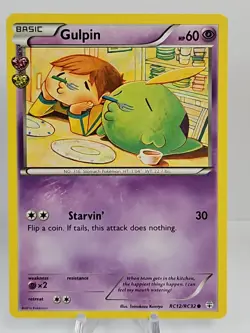 Pokemon TCG Gulpin RC12/RC32 Radiant Collection Holo LP English - Image 1