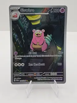 Slowbro 90/84 Illustration Rare, Pitch Black, Full Art Holo, Pokemon TCG, NM - Image 1