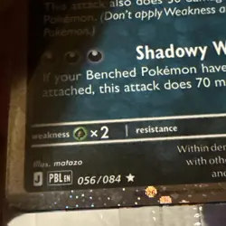 Pokemon Zarude GameStop Promo Pitch Black Cosmos Holo - Image 4