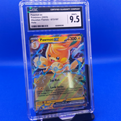CGC 9.5 Pawmot ex 073/197 SV03 Obsidian Flames Double Rare Holo EN 2023 - Image 1