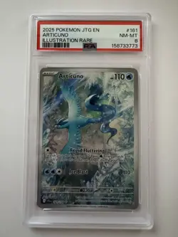 PSA 8 Articuno 161/159 Journey Together Illustration Rare Holo - Pokemon TCG - Image 1