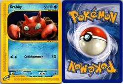 Krabby 115/165 Common Expedition Base Set Pokemon Near Mint - Image 1