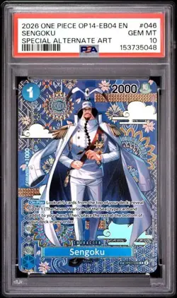 Sengoku - PSA 10 - 2026 One Piece - OP14-EB04 EN Special Alternate Art #046 - Image 1