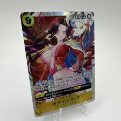 Bandai Boa Hancock One Piece Card Game OP14-112 Super Rare Full Art Holo Card - Image 3