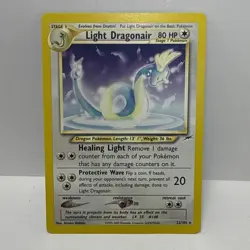 Pokemon Neo Destiny Light Dragonair Card 22/105 Unlimited Edition Regular NM- - Image 1