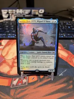 Spider-Man 2099, Miguel O'Hara (Foil) Mythic MTG Spider-Man Eternal - Image 1