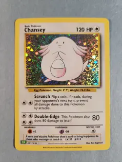 POKEMON 2023 Chansey 015/034 Classic Holo Card - Image 1