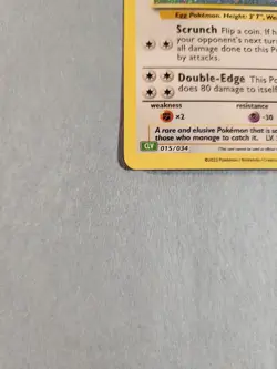 POKEMON 2023 Chansey 015/034 Classic Holo Card - Image 5