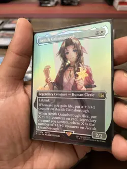 Aerith Gainsborough (Borderless) Final Fantasy Foil - Image 3