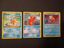 Magikarp Card Lot 3 Pokemon Cards TCG Lp - Image 1