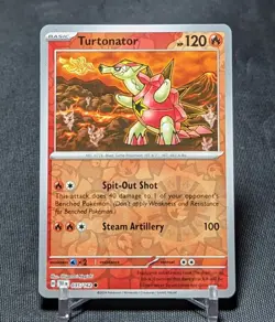 Turtonator Common Reverse Holo Fire Temporal Forces Pokemon Card 035/162 - Image 1