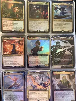 MTG Avatar: The Last Airbender Collection - NM - ENTIRE BINDER (Includes SLD) - Image 1