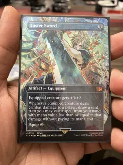 Buster Sword (Borderless) Final Fantasy Foil - Image 1