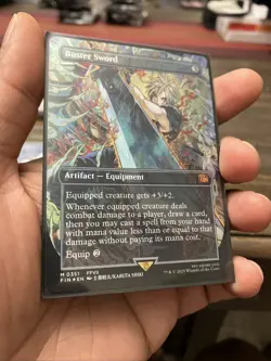 Buster Sword (Borderless) Final Fantasy Foil - Image 2