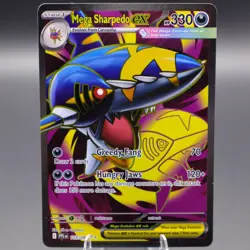 Mega Sharpedo ex - 113/094 Ultra Rare ME02: Phantasmal Flames Pokemon TCG NM - Image 1