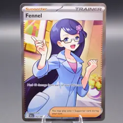 Fennel 162/086 Ultra Rare SV: Black Bolt Pokemon TCG NM - Image 1