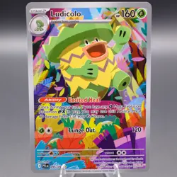 Ludicolo 095/094 Illustration Rare ME02: Phantasmal Flames Pokemon TCG NM - Image 1