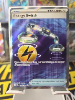 Energy Switch 107/084 Full Art Ultra Rare Pokemon Pitch Black ME05 NM English - Image 1