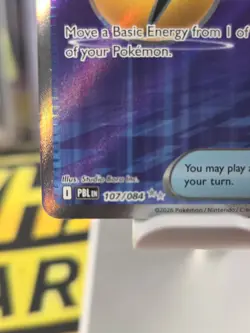 Energy Switch 107/084 Full Art Ultra Rare Pokemon Pitch Black ME05 NM English - Image 2
