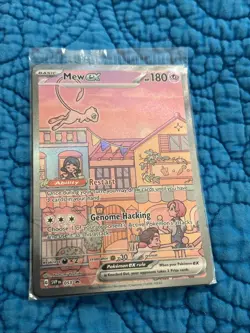 SEALED Mew ex SVP 053 Black Star Promo Full Art Pokemon TCG Scarlet Violet 151 - Image 1
