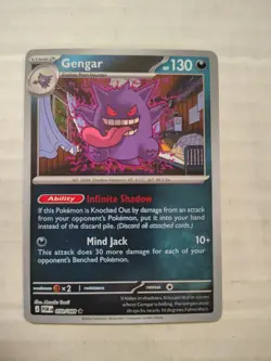 Gengar 050/088 Rare Perfect Order Pokemon Reverse Holo - Image 1