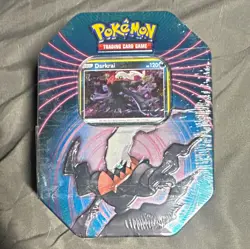 Pokemon TCG Knock Out Collection Darkrai 2021 Sealed Tin Box 3 Packs - Image 1
