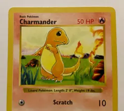 Charmander 46/102 Shadowless Base Set Pokemon Vintage - Image 3
