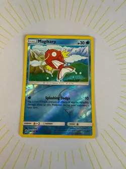 Magikarp 32/147 Common Burning Shadows Pokemon Reverse Holo NM - Image 2