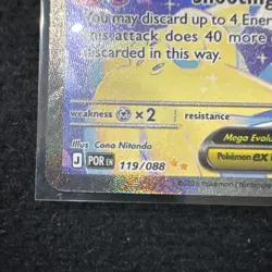 The Pokemon Company Mega Clefable EX 119/088 Holo Full Art POR EN 320 HP - Image 4