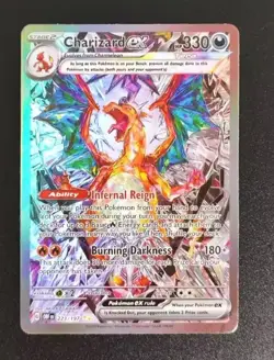Pokemon Charizard ex Special Illustration Rare Fan Art Carta da Collezione - Image 1