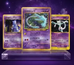 Collezione Pokemon Fan Art Mew CoroCoro, Mewtwo 2001 LP, Mewtwo 150 Promo - Image 5
