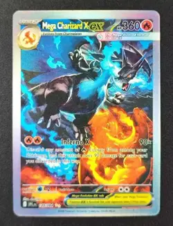 Pokemon Mega Charizard X ex Fan Art Carta da Collezione - Image 1