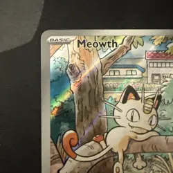 Pokemon Meowth #106/094 ME02: Phantasmal Flames Illustration Rare - Image 2