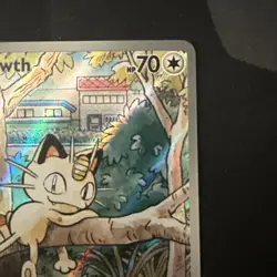 Pokemon Meowth #106/094 ME02: Phantasmal Flames Illustration Rare - Image 3