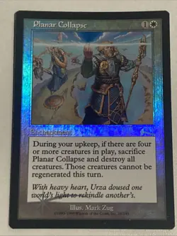 Planar Collapse Foil Urza's Legacy - Near Mint - Image 1