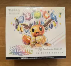 Prismatic Evolutions Pokemon Center Elite Trainer Box. Factory Sealed ETB - Image 1