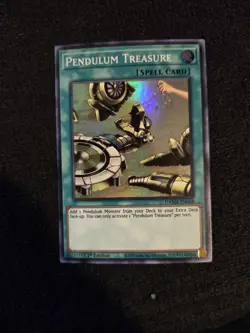DAMA-EN068 Pendulum Treasure Super Rare 1st Ed YuGiOh - Image 1