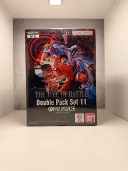 One Piece DP-11 The Time of Battle Double Pack Display Sealed (8 Packs) English - Image 1